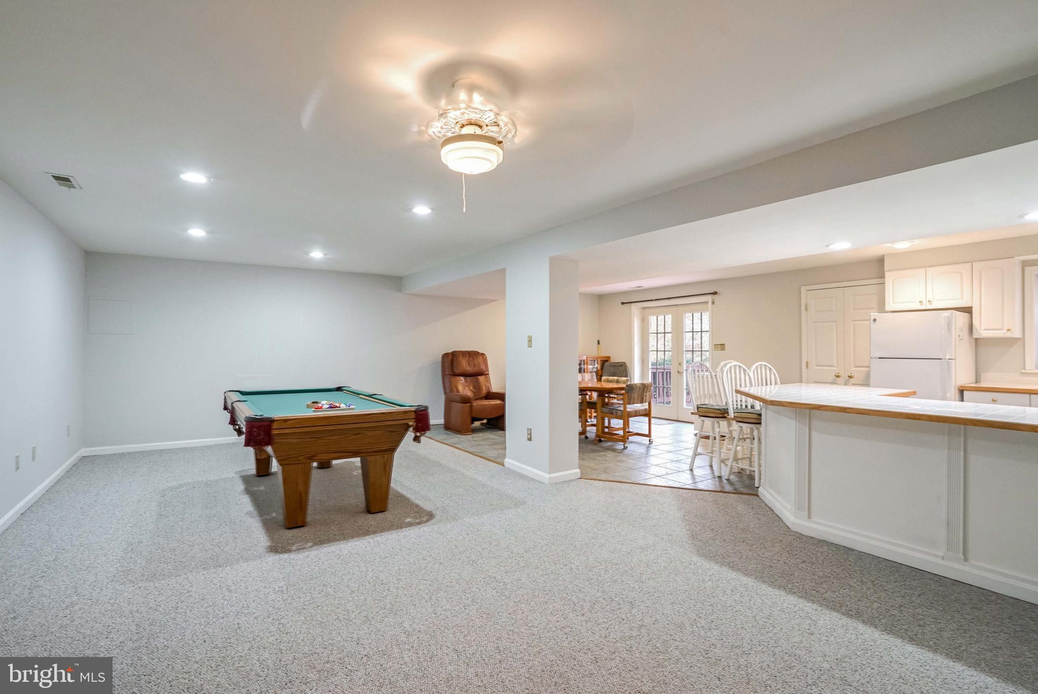 12388 Henderson Road Clifton, VA 20124 - Photo 36 of 47 Basement Pool Table & Equipment - Convey