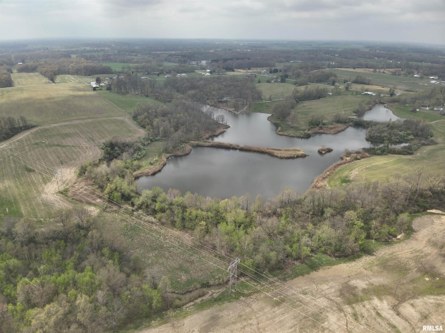 14854 Sesser Lake Road Sesser, IL 62884 - Photo 13 of 44 an aerial view of residential houses with outdoor space