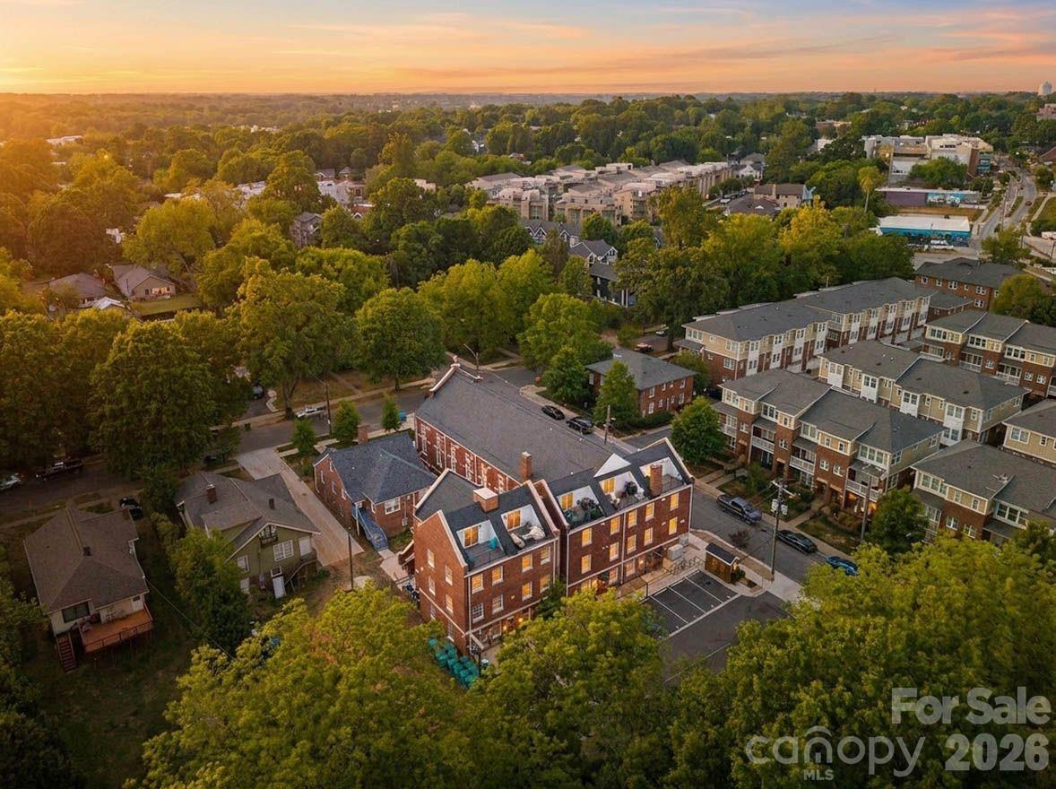 203 Grandin Road, Unit 2 Charlotte, NC 28208 - Photo 14 of 48 an aerial view of multiple house