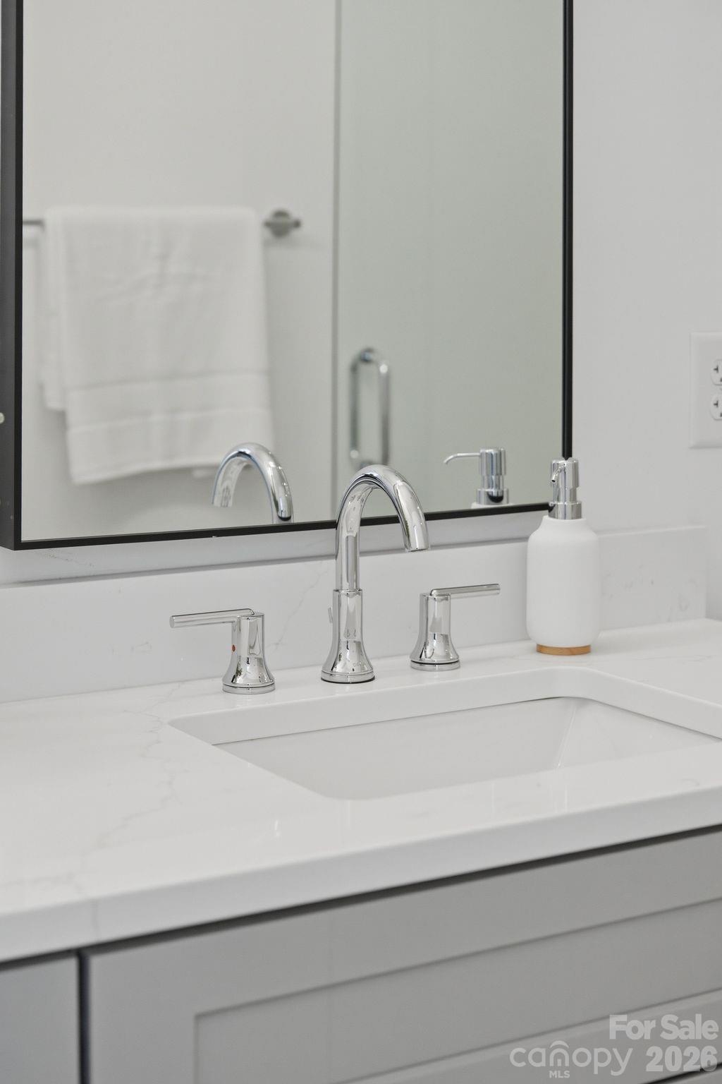 203 Grandin Road, Unit 2 Charlotte, NC 28208 - Photo 33 of 48 a bathroom with a sink and a mirror