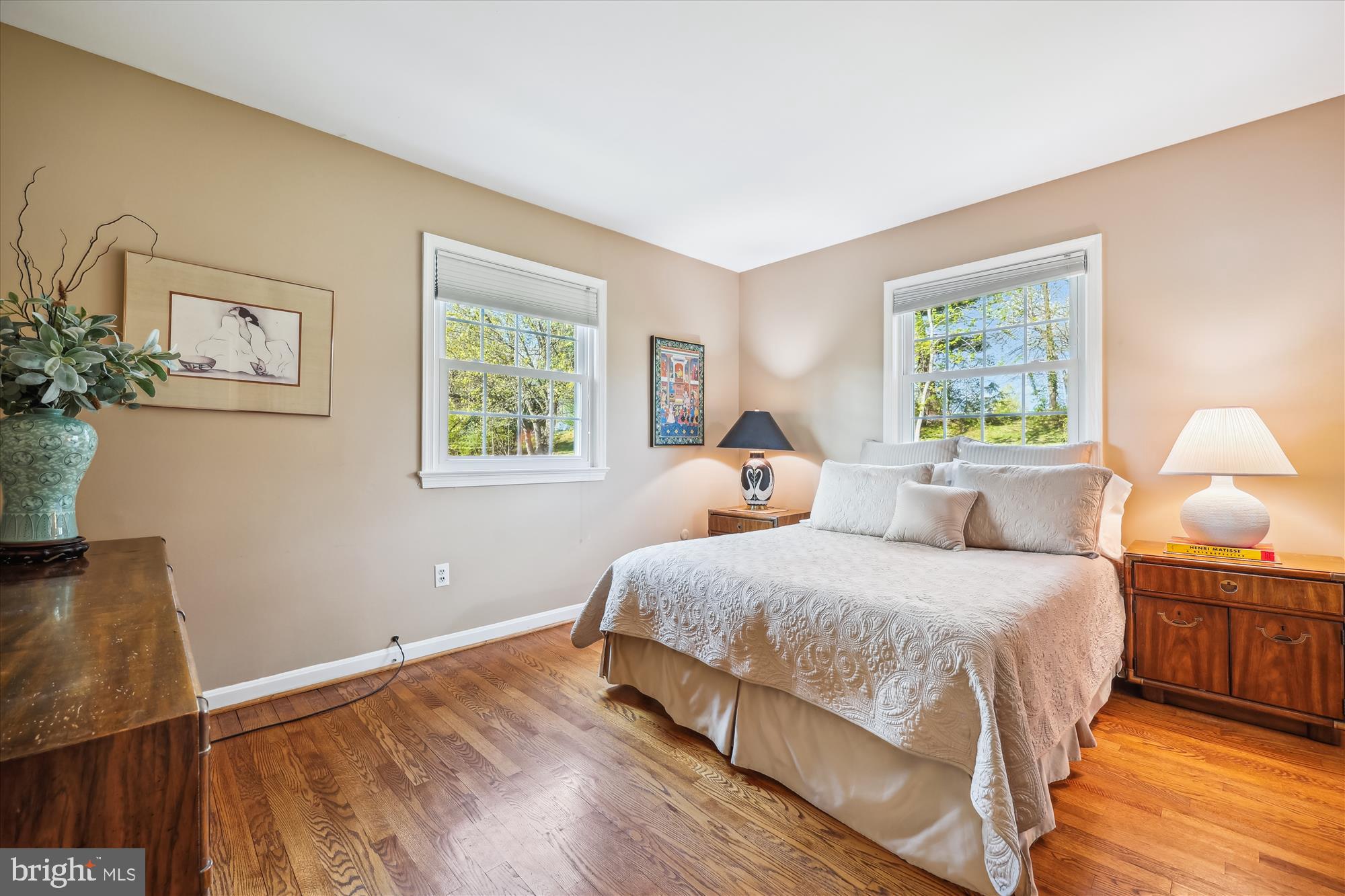 2183 Stratton Drive Potomac, MD 20854 - Photo 26 of 48 a bedroom with a bed lamps and window