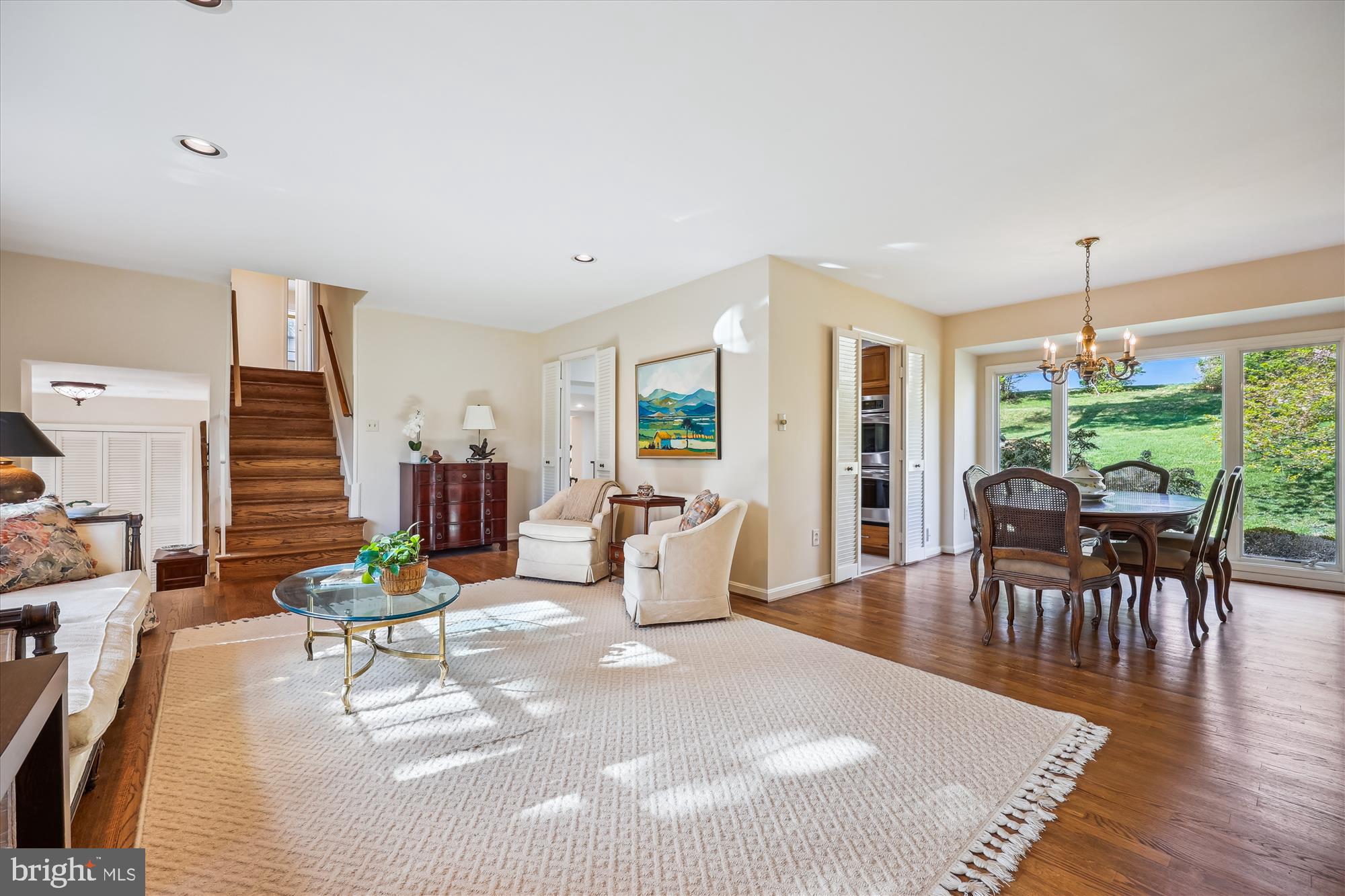 2183 Stratton Drive Potomac, MD 20854 - Photo 7 of 48 a living room with furniture and a wooden floor