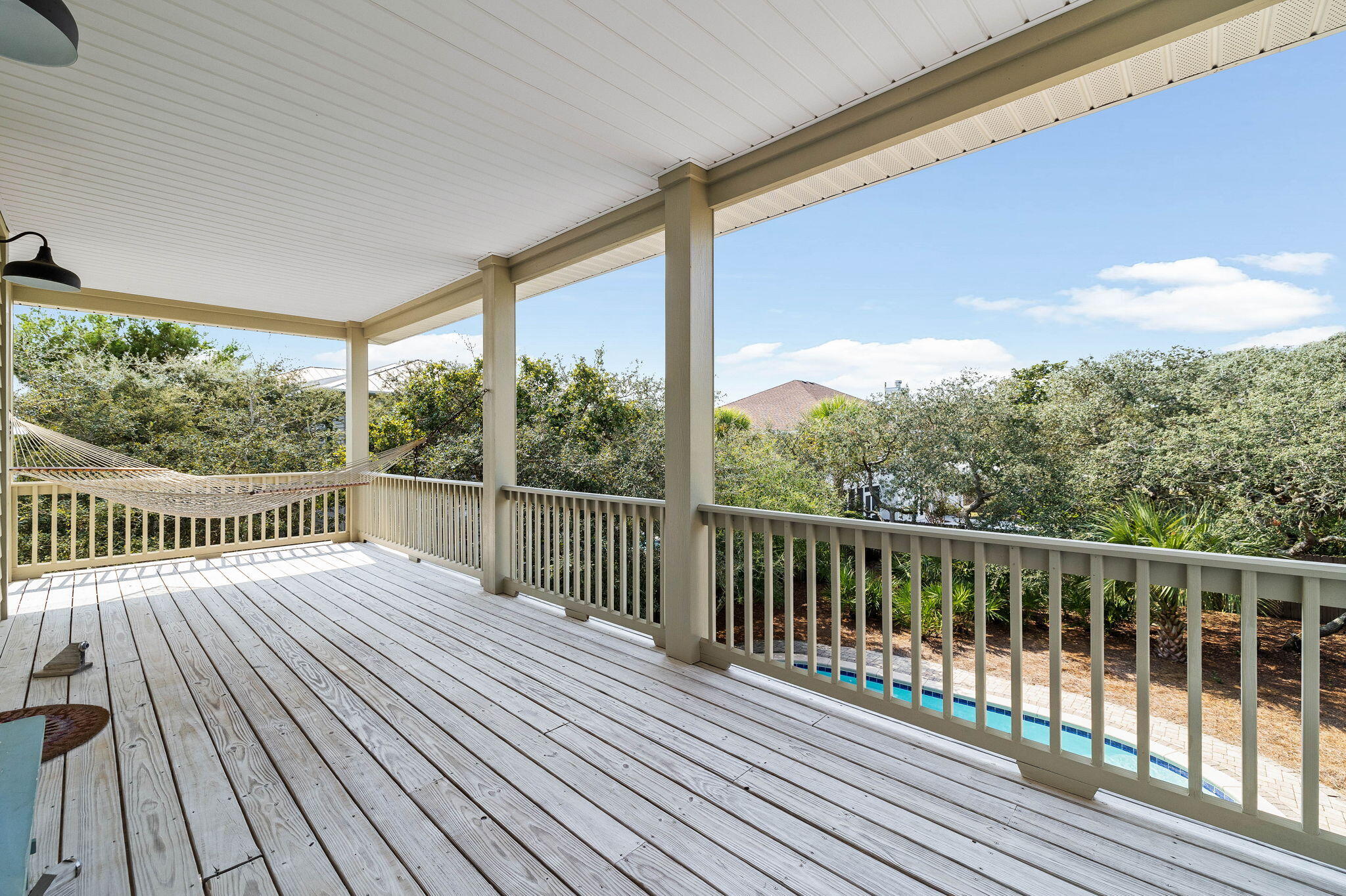 122 Sand Dunes Road Santa Rosa Beach, FL 32459 - Photo 45 of 72 a view of balcony with wooden floor