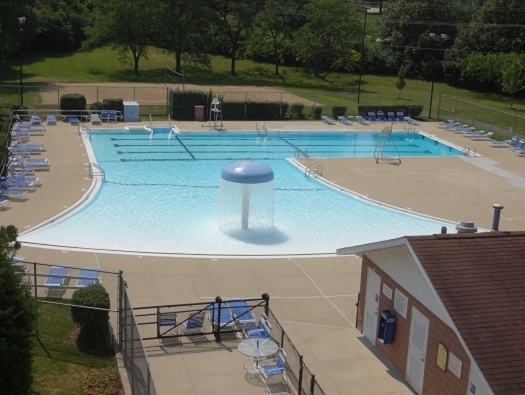 1936 Whitingham Lane Hoffman Estates, IL 60169 - Photo 21 of 23 a view of a swimming pool with a patio and a garden