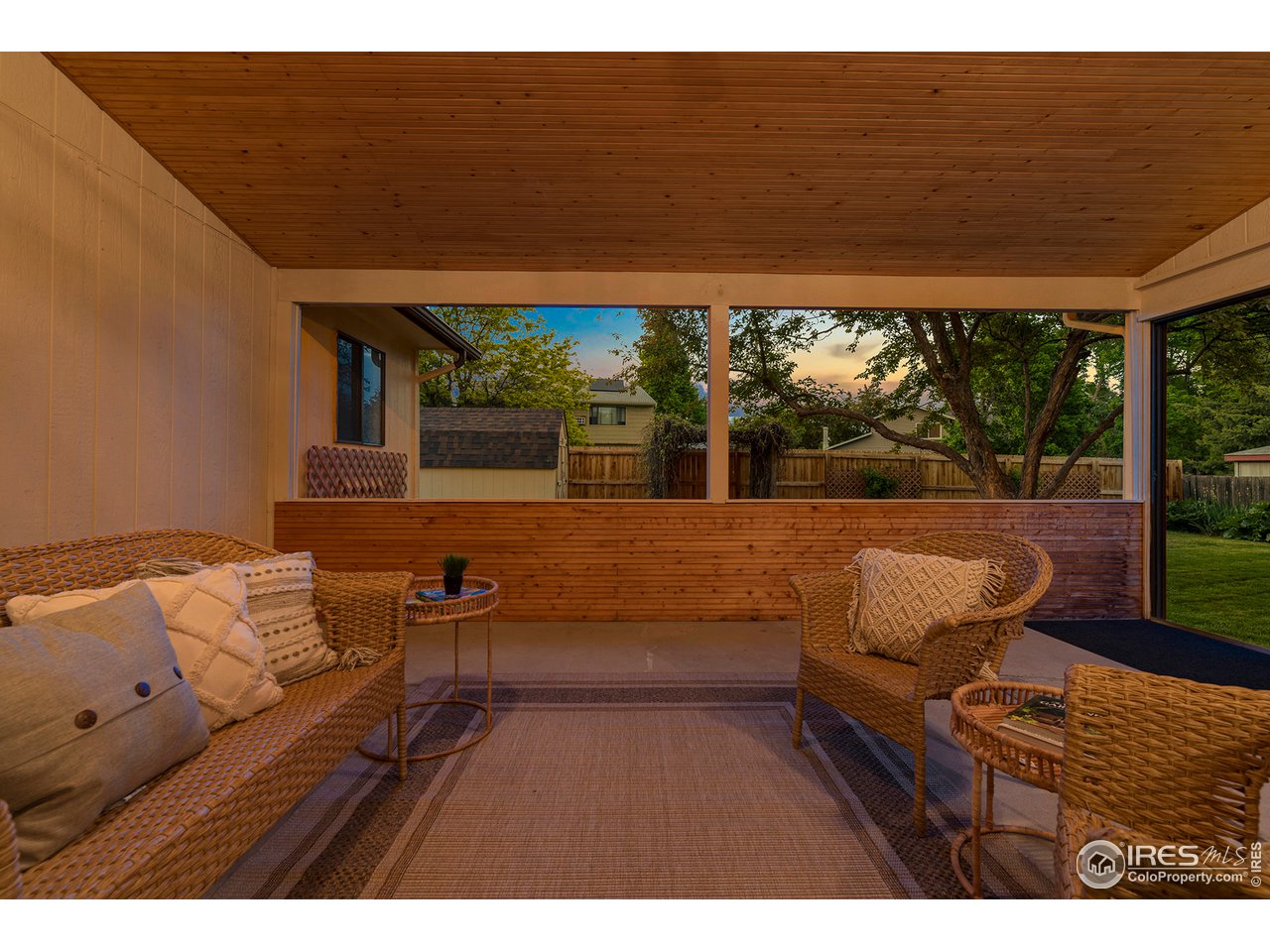 526 Del Clair Road Fort Collins, CO 80525 - Photo 35 of 40 Covered Sunroom