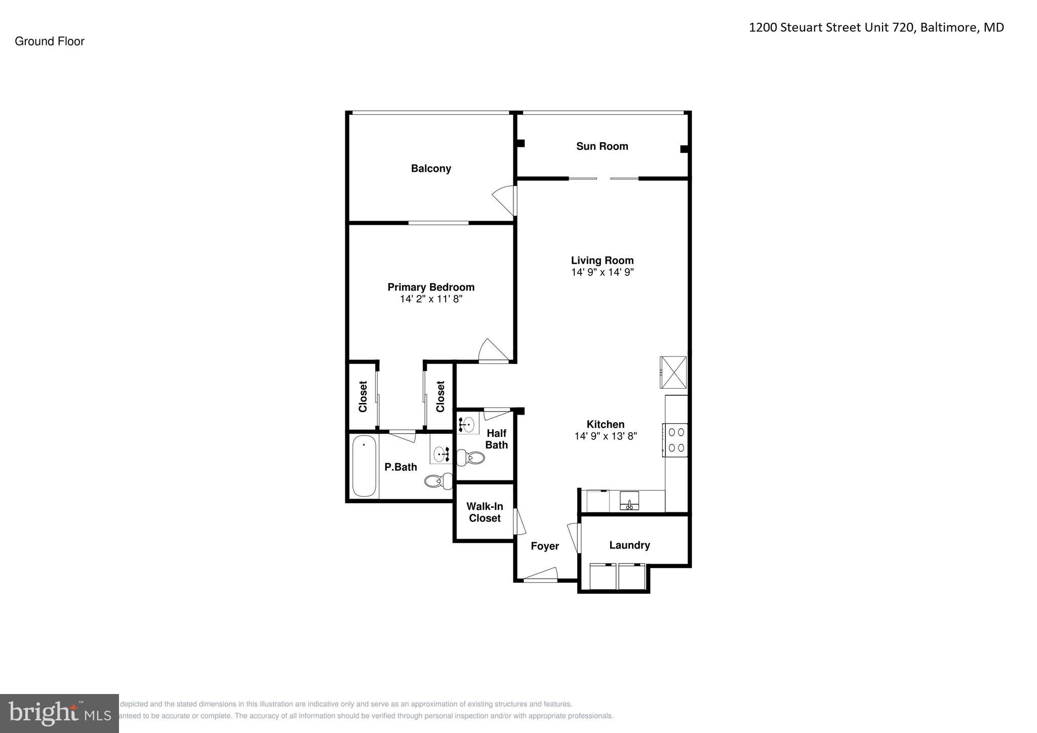 1200 Steuart Street, Unit 720 Baltimore, MD 21230 - Photo 79 of 79 Floorplan