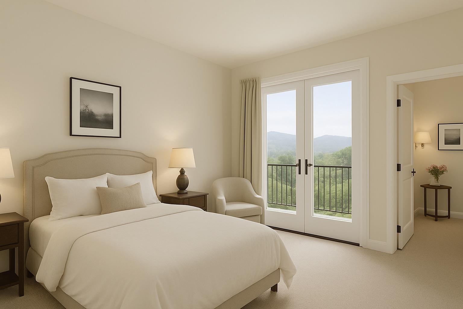 8 Newburgh Road Patterson, NY 12563 - Photo 14 of 22 a bedroom with a large bed and a large window