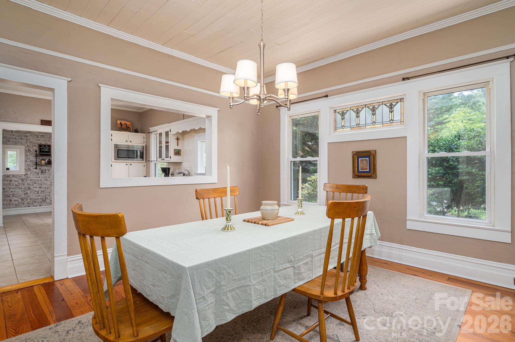 306 West Old Post Road Cherryville, NC 28021 - Photo 10 of 42 a view of a dining room with furniture window and wooden floor