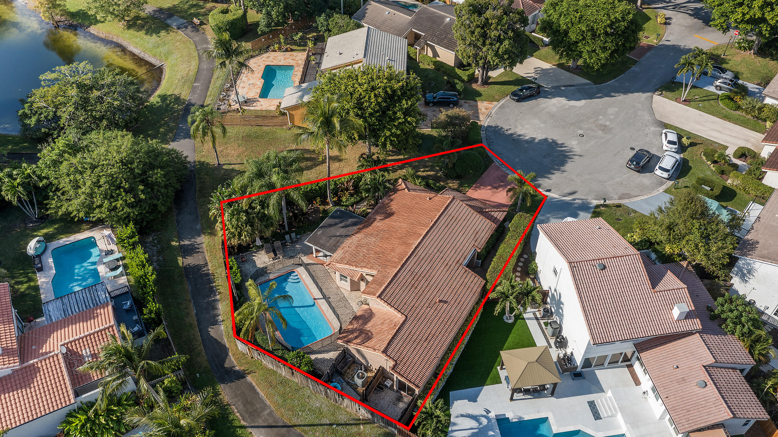 21089 Brookshire Terrace Boca Raton, FL 33433 - Photo 26 of 30 an aerial view of a house