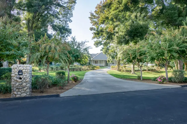 a view of road with trees