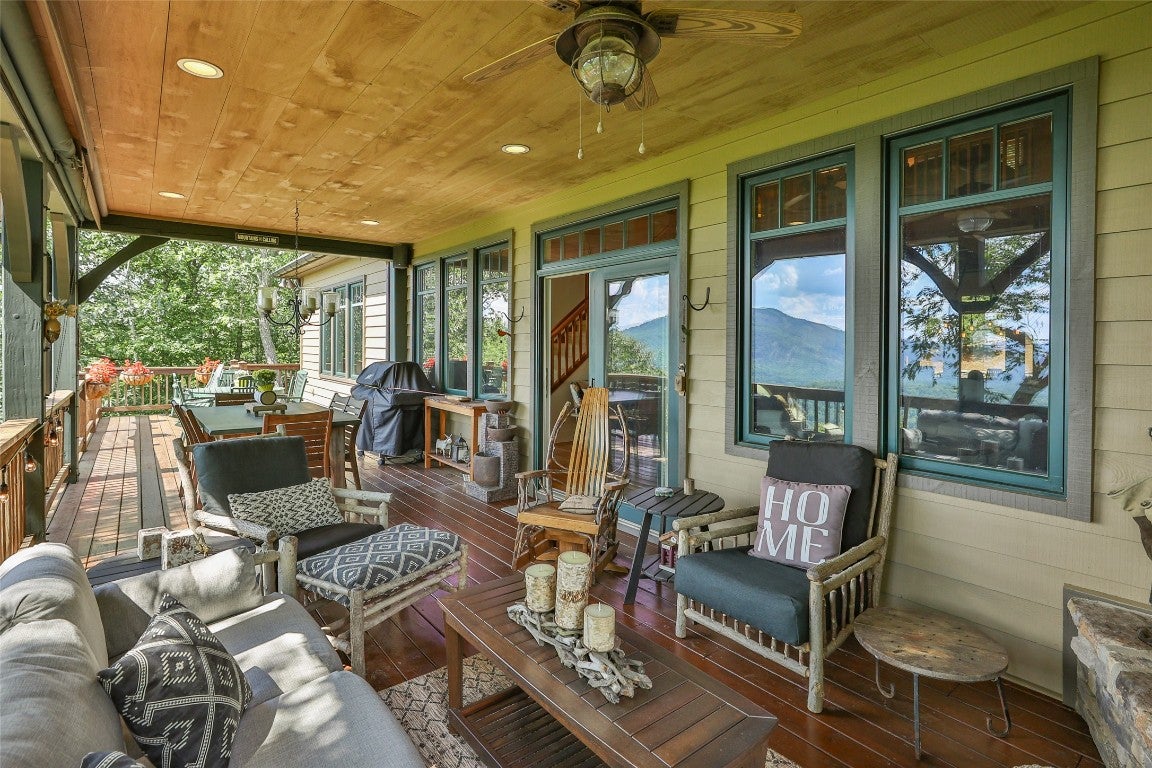 340 East Ridge Road Cashiers, NC 28717 - Photo 33 of 70 Main level porch