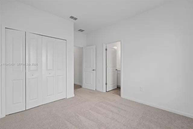 a view of an empty room