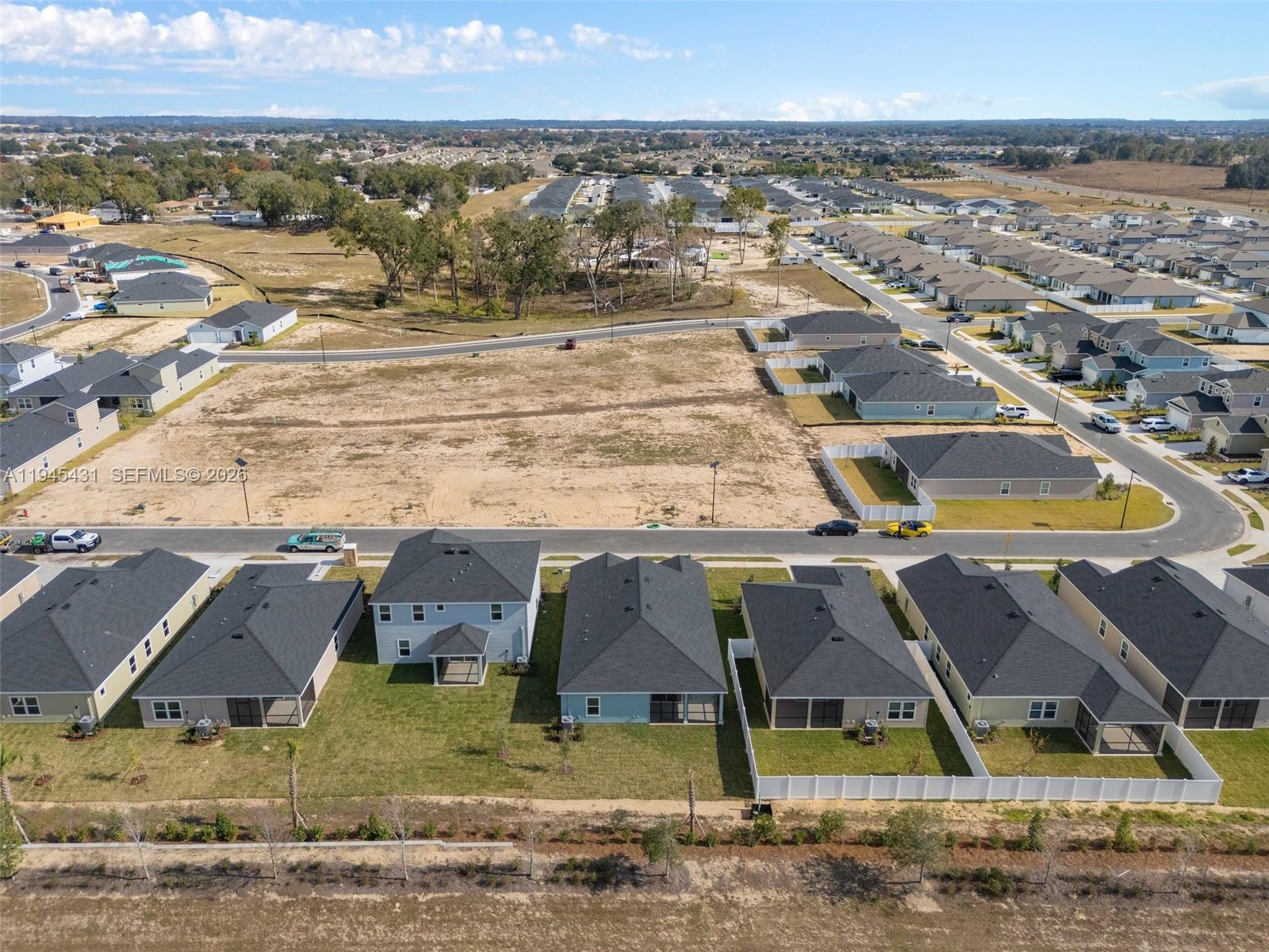 8934 Southwest 69th Terrace Ocala, FL 34476 - Photo 39 of 41 an aerial view of residential houses with outdoor space