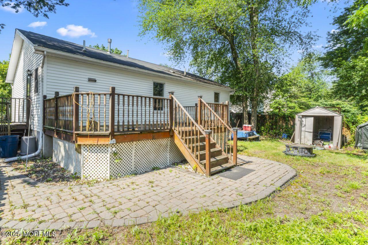 45 Letts Landing Road Waretown, NJ 08758 - Photo 27 of 28 a view of outdoor space yard deck and swimming pool