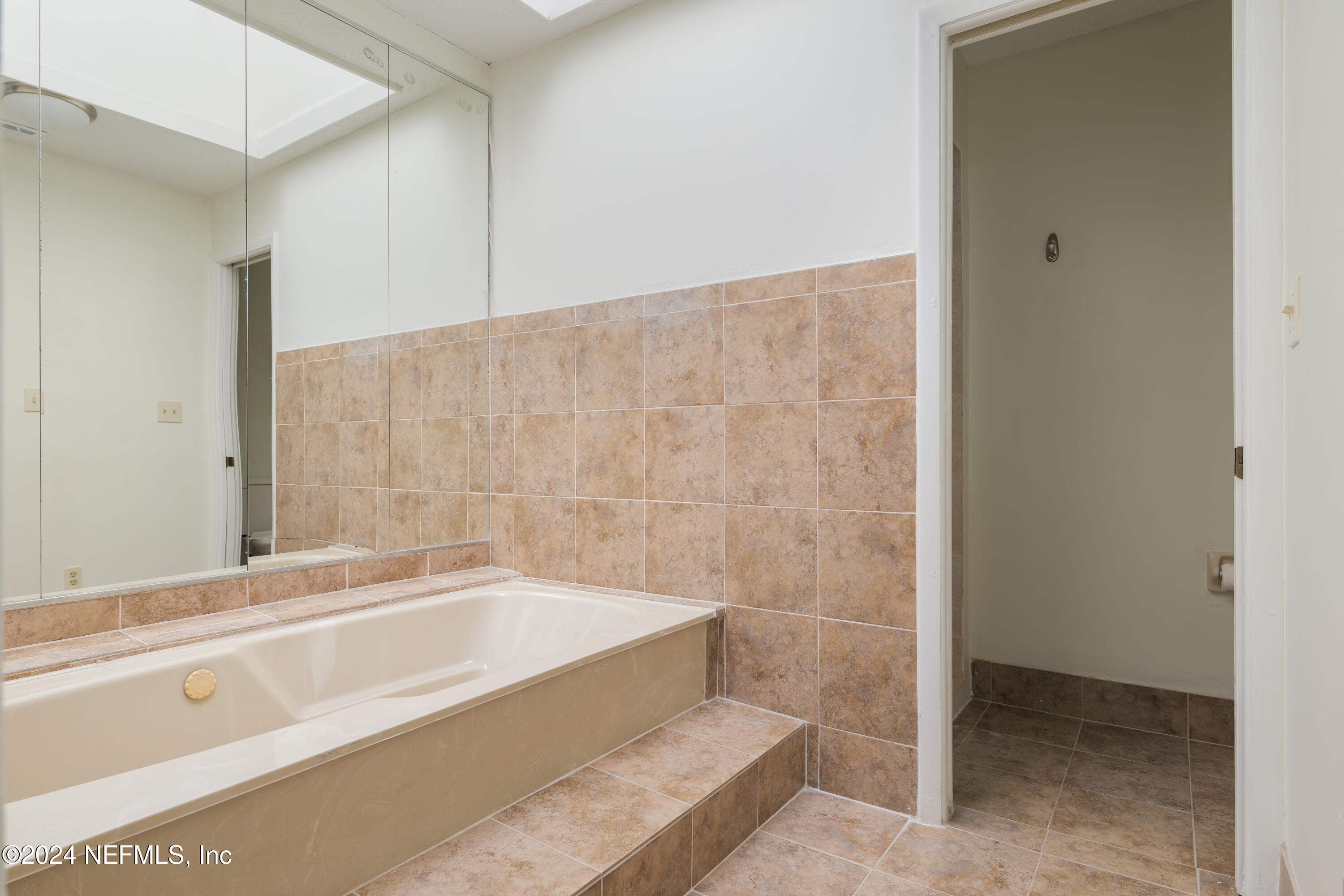 327 Scenic Point Lane Fleming Island, FL 32003 - Photo 30 of 54 a spacious bathroom with a bathtub and shower
