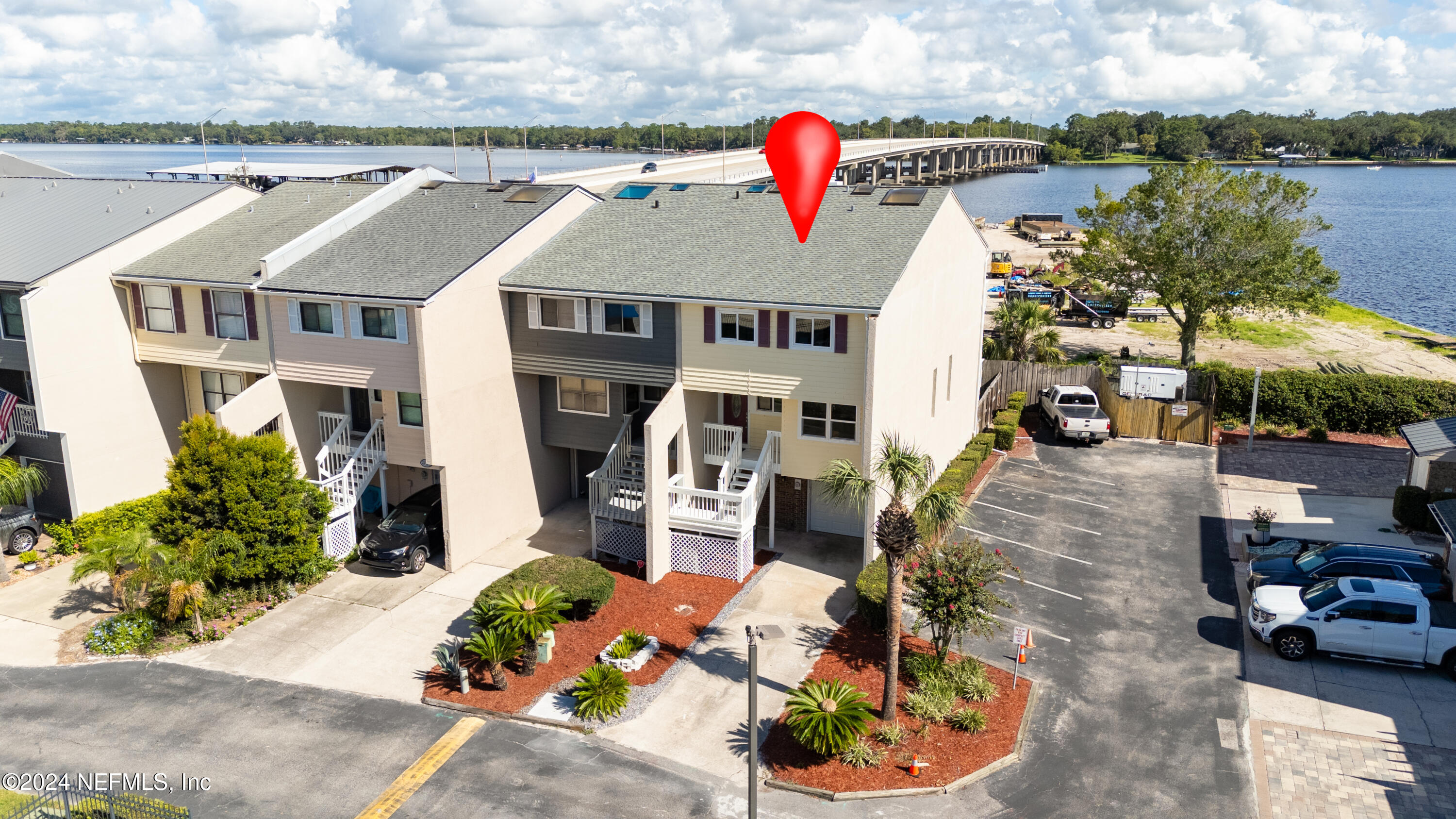 327 Scenic Point Lane Fleming Island, FL 32003 - Photo 5 of 54 an aerial view of a house with a yard and seating space