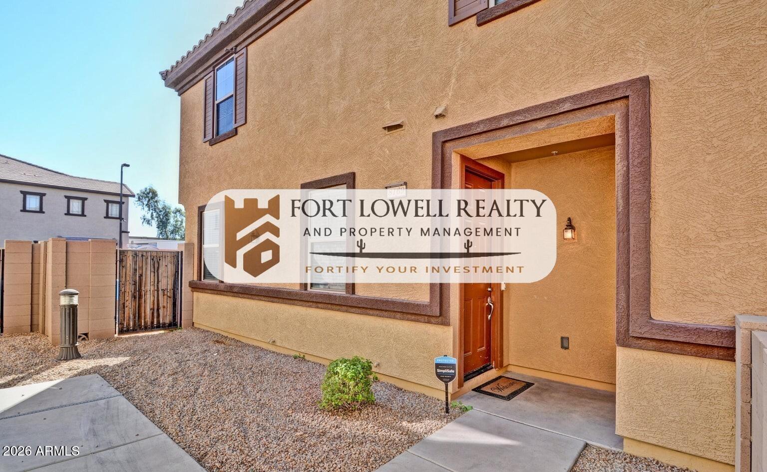 a sign on the side of a building