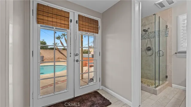 a view of front door