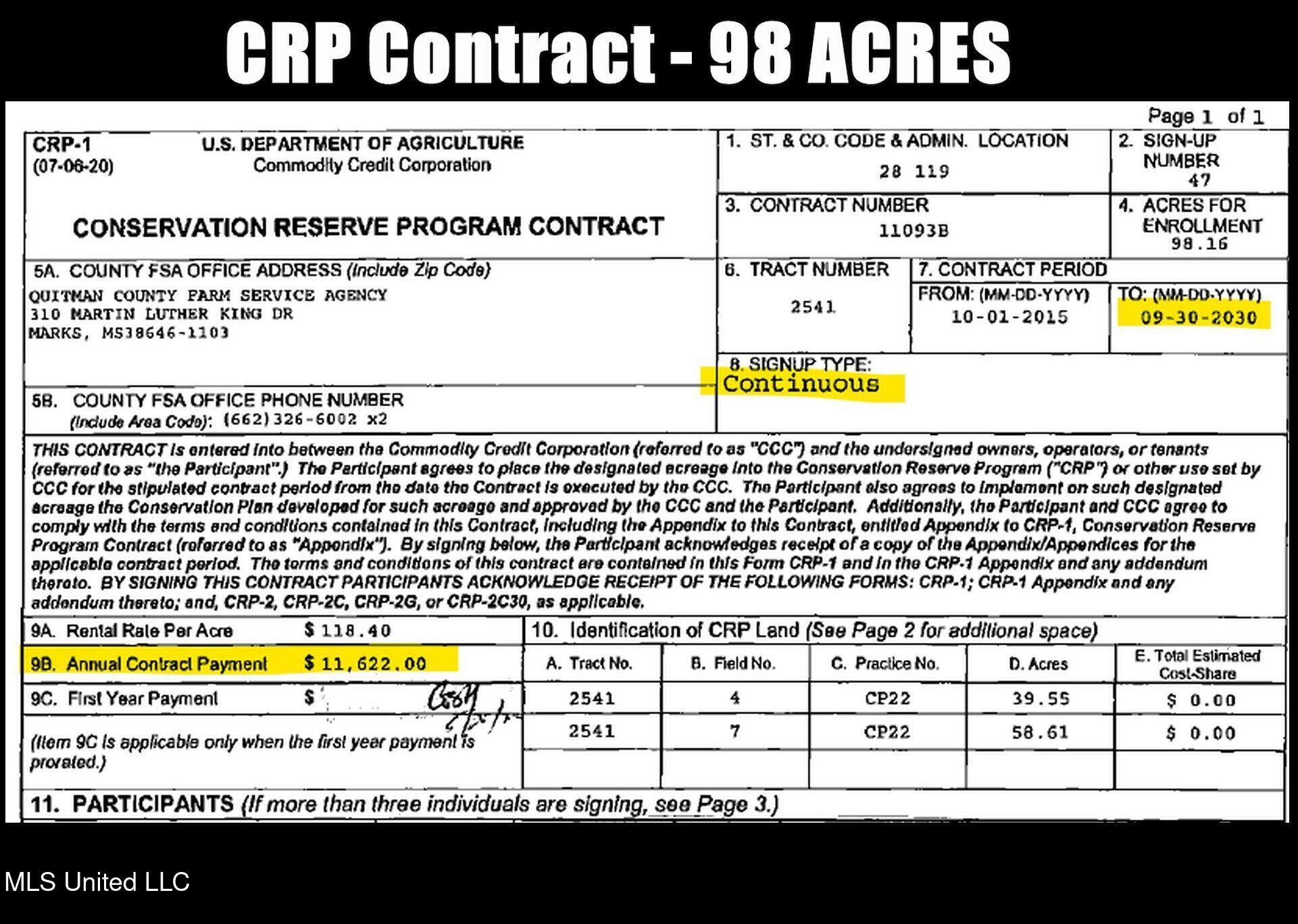 278 278th Marks, MS 38646 - Photo 7 of 125 1 bobo CRP contract 98 AC