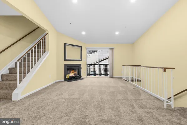 workspace with wooden floor and windows