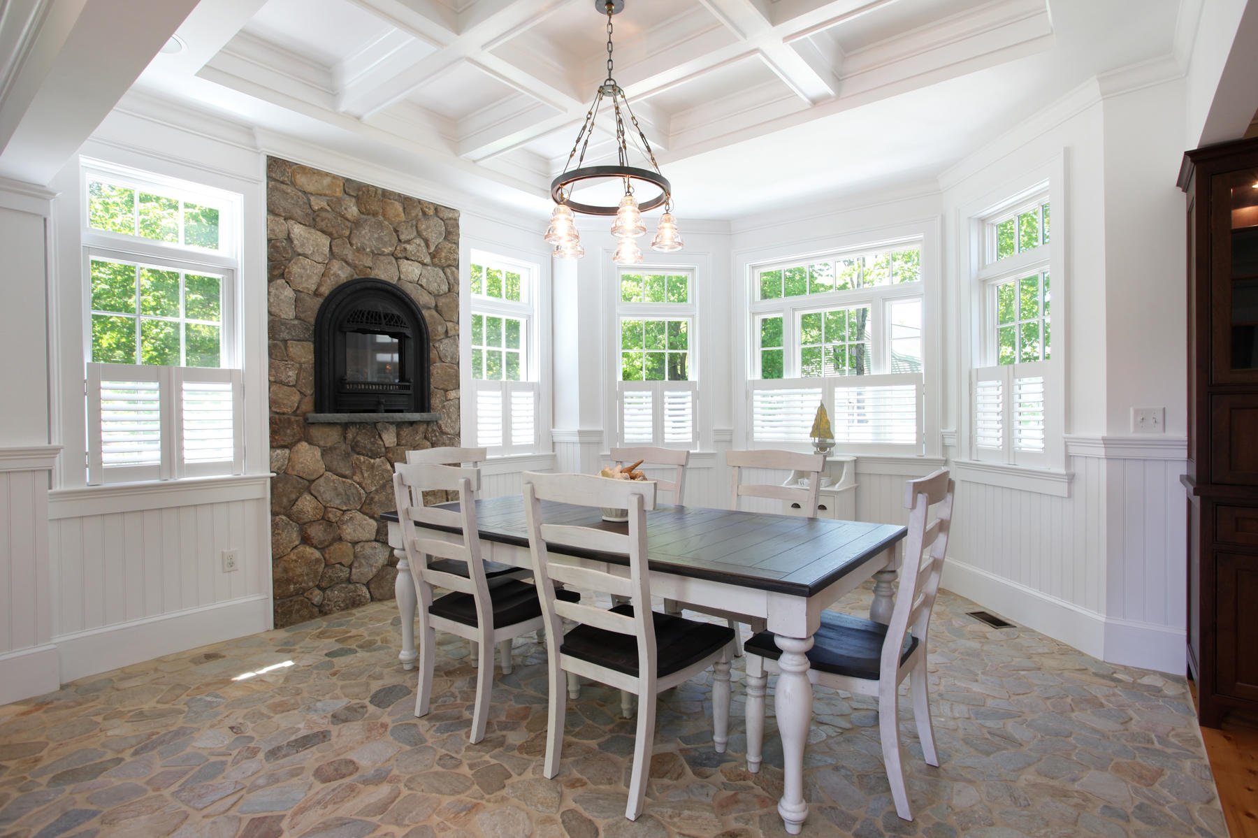 9 East Bay Road Osterville, MA 02655 - Photo 4 of 30 a dining room with furniture a chandelier and window