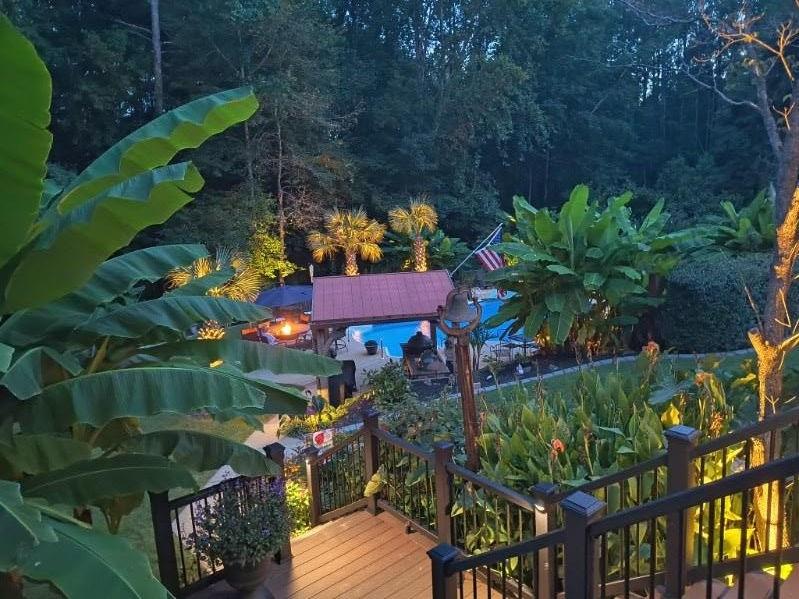 4970 Nebo Road Hiram, GA 30141 - Photo 53 of 61 a backyard of a house with lots of green space