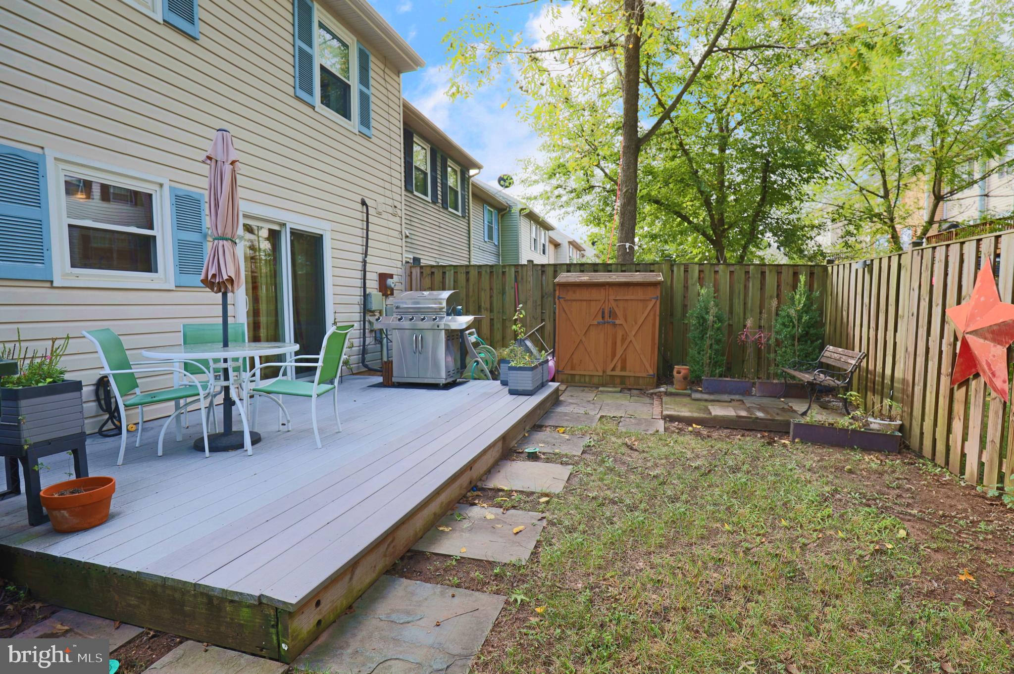 8576 Adamson Street Manassas, VA 20110 - Photo 34 of 37 Rear Yard Deck