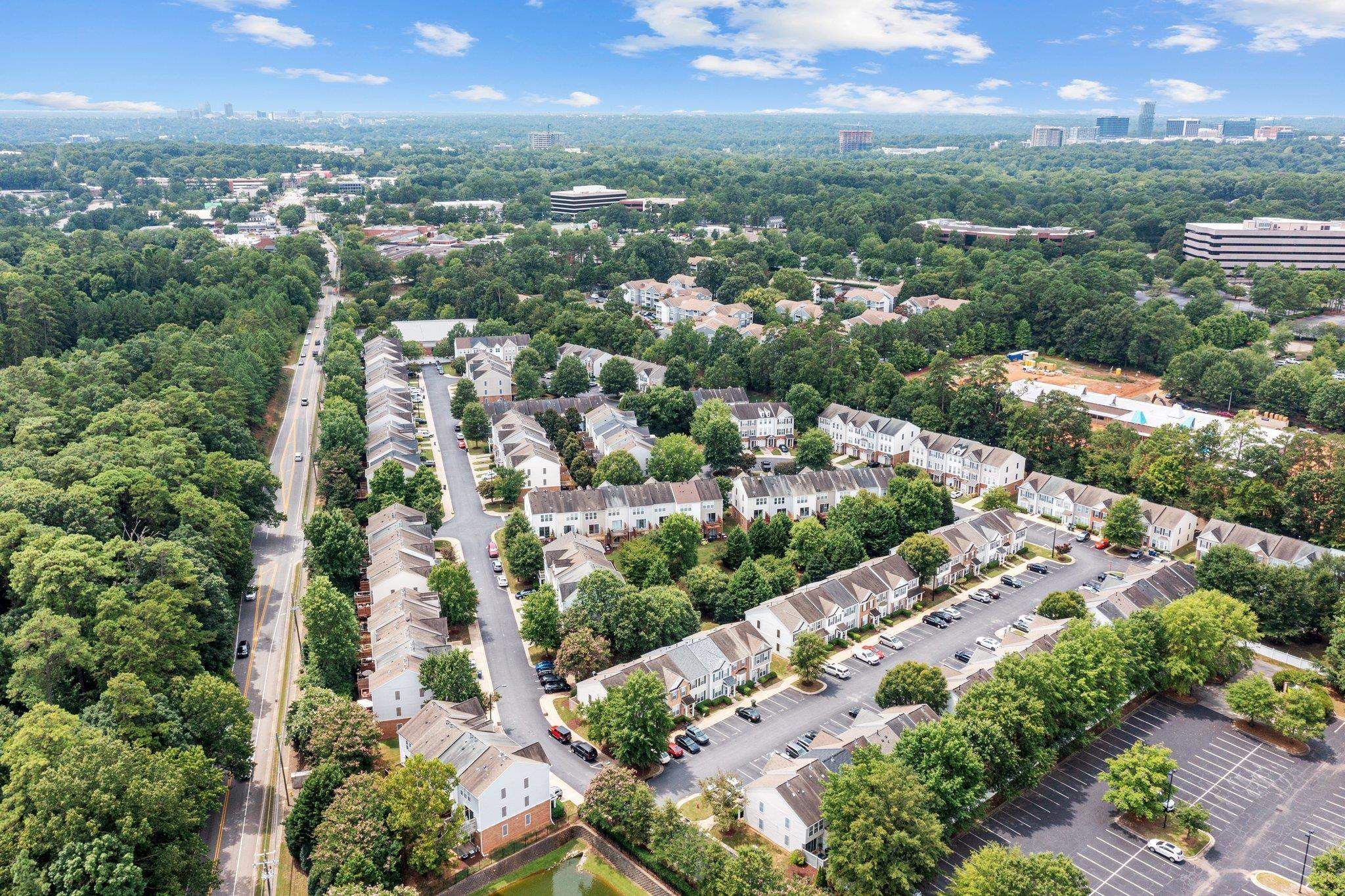1750 Sorrell Brook Way Raleigh, NC 27609 - Photo 31 of 32 an aerial view of multiple house