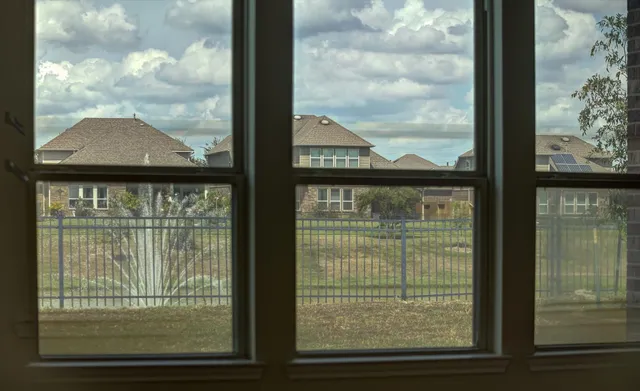 a view of sky from window