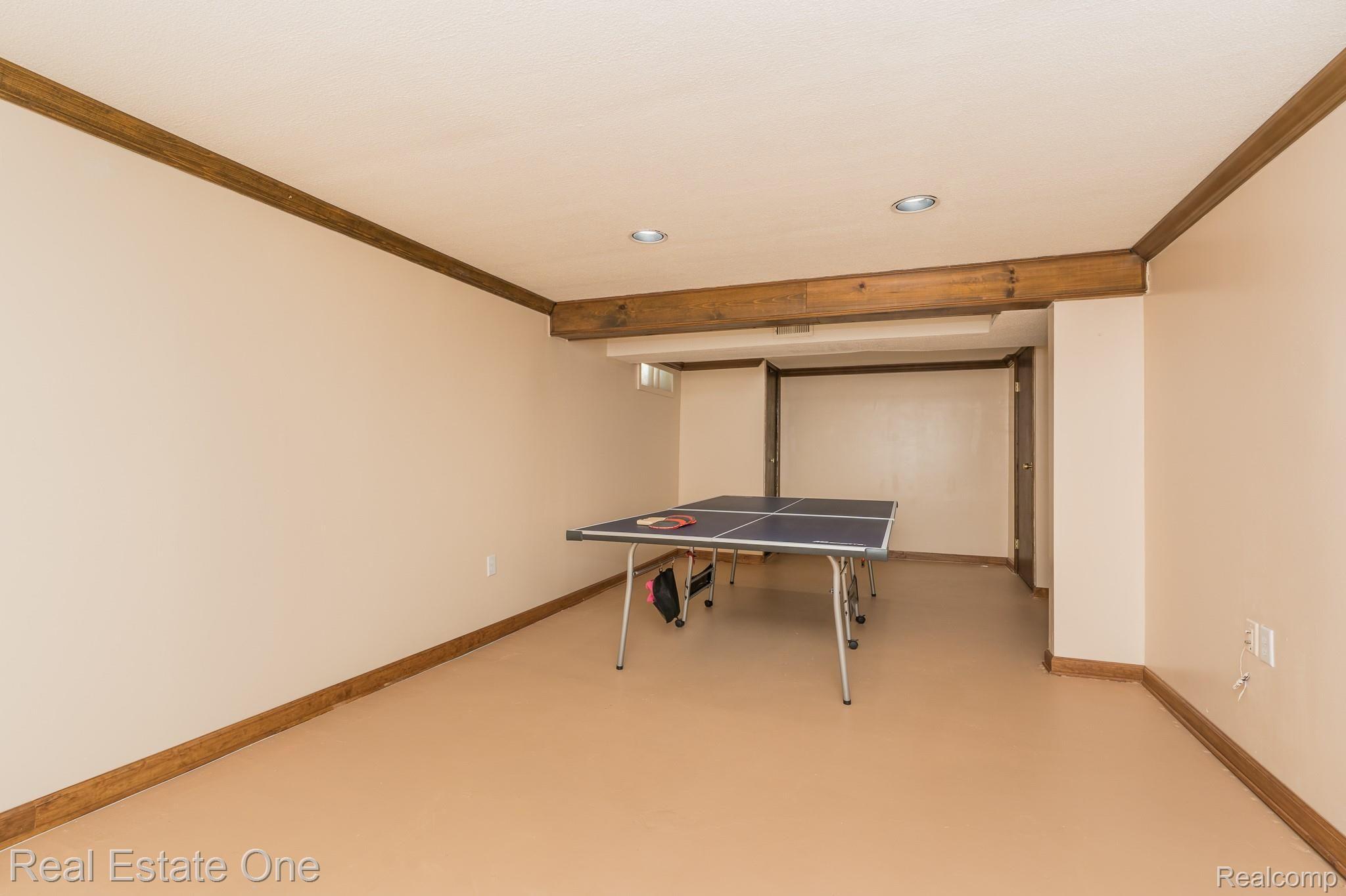 327 Silvervale Drive Rochester, MI 48309 - Photo 30 of 43 Finished Basement includes Large Recreation Area. There is a HALF BATH at the far end on the Right. VIEW the 3D TOUR at https://app.cloudpano.com/tours/XGcwBYBW7K?mls=1