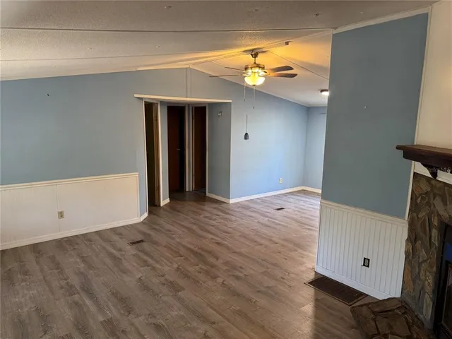 wooden floor in an empty room