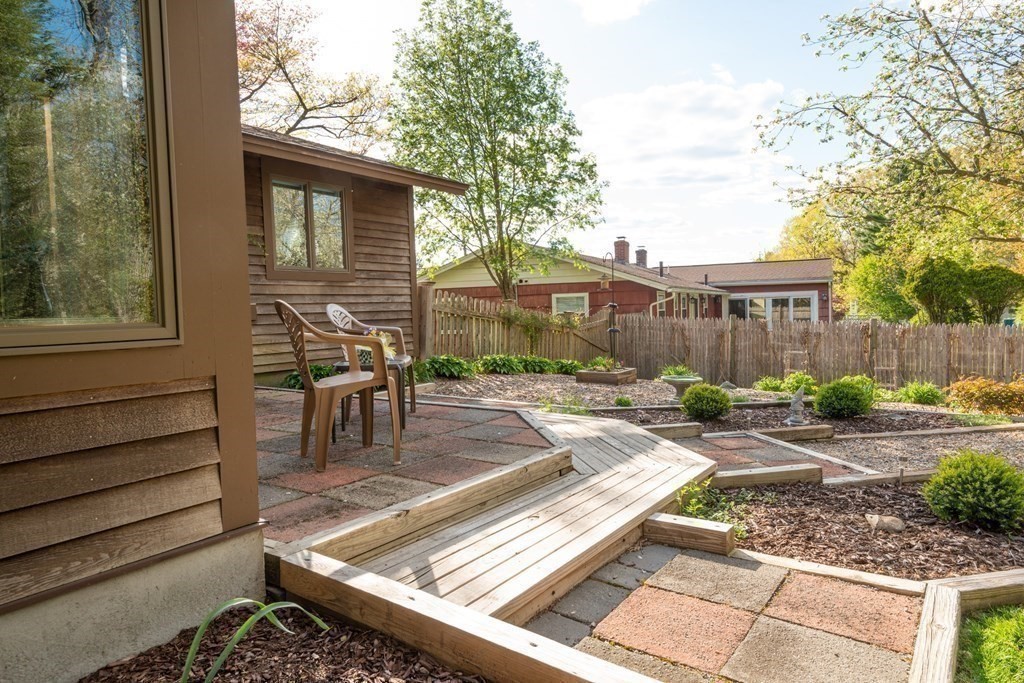 36 Wentworth Road Canton, MA 02021 - Photo 30 of 42 a view of a backyard with sitting area