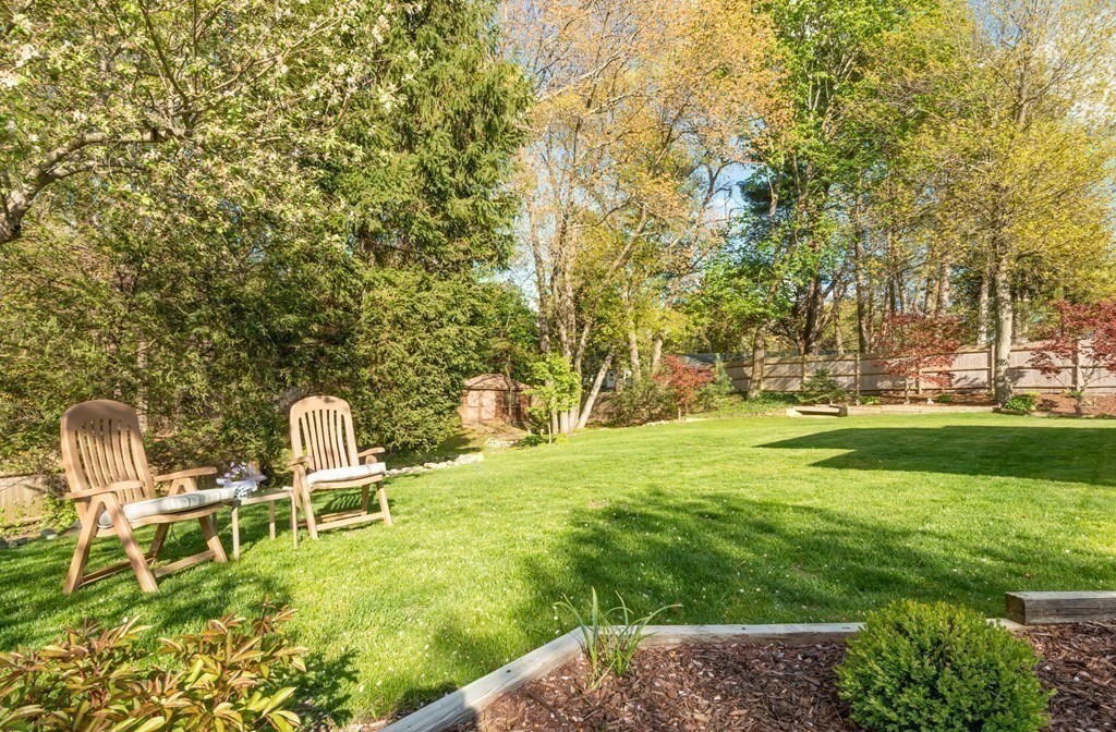 36 Wentworth Road Canton, MA 02021 - Photo 31 of 42 a backyard of a house with table and chairs