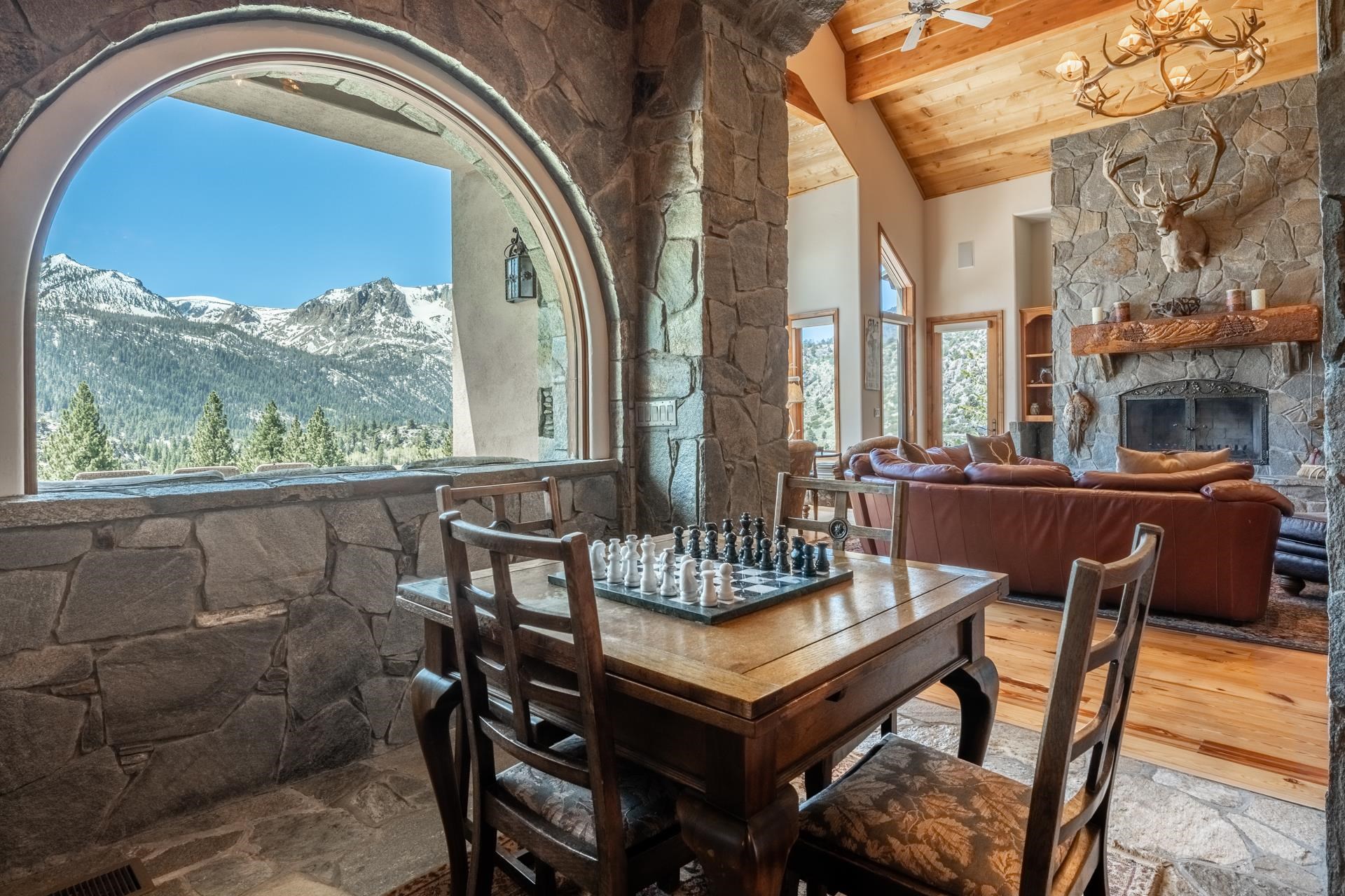 45 Skyline Road June Lake, CA 93529 - Photo 17 of 58 a view of an outdoor seating