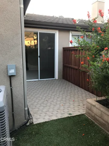 a backyard of a house
