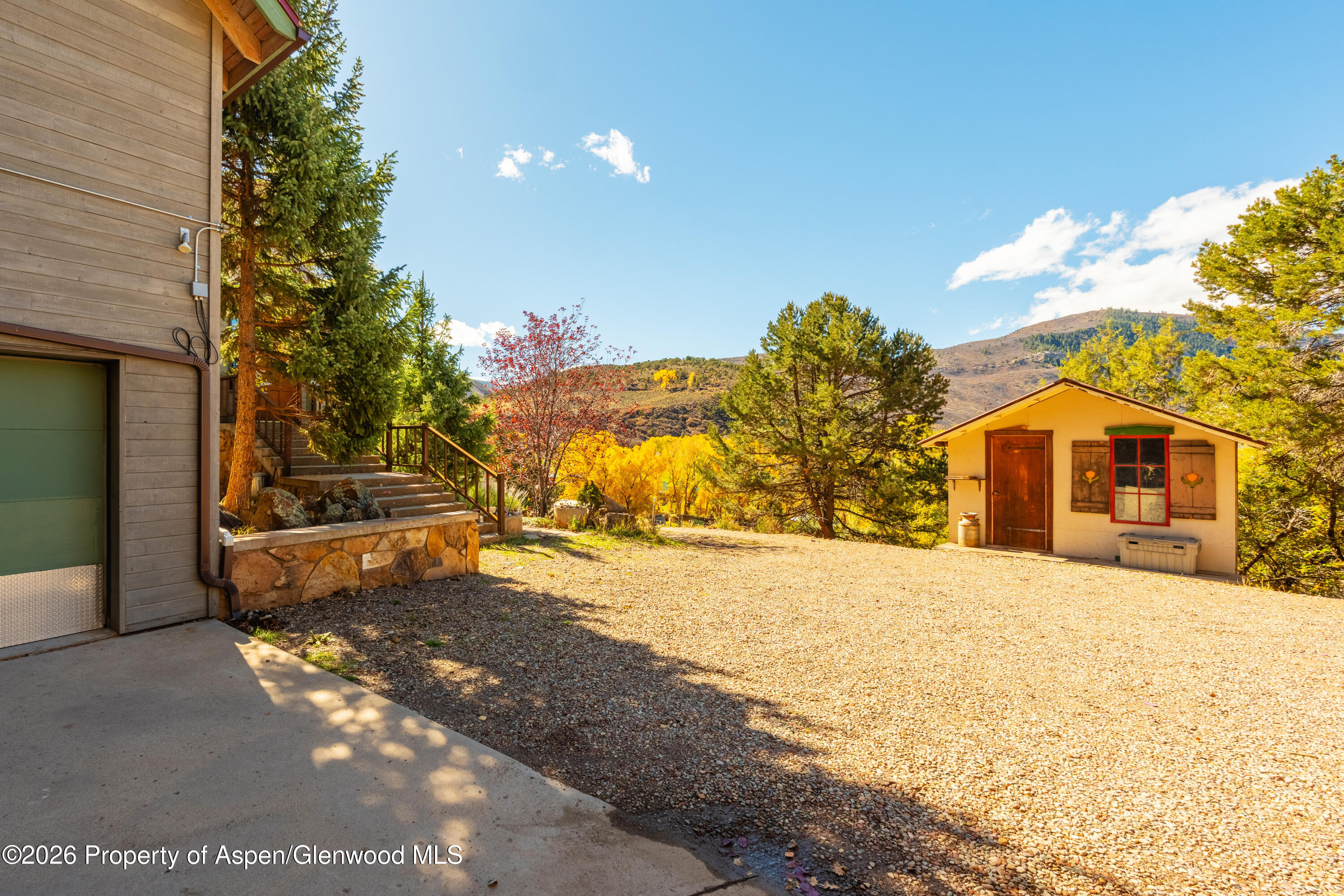 422 Sopris Creek Road Basalt, CO 81621 - Photo 30 of 50 Parking Area with Shed