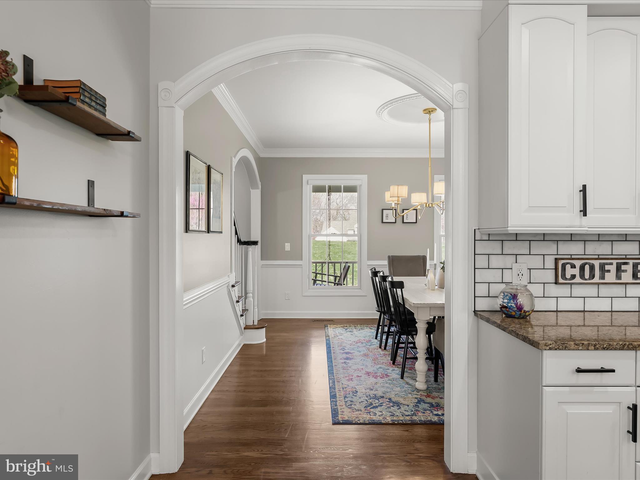 118 Graystone Farm Road White Hall, MD 21161 - Photo 13 of 109 Arched Entry into Gourmet Eat In Kitchen