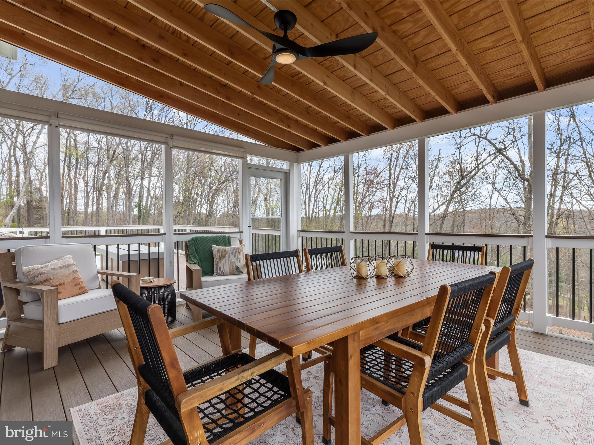 118 Graystone Farm Road White Hall, MD 21161 - Photo 32 of 109 a view of a dining room with furniture wooden floor and a potted plant