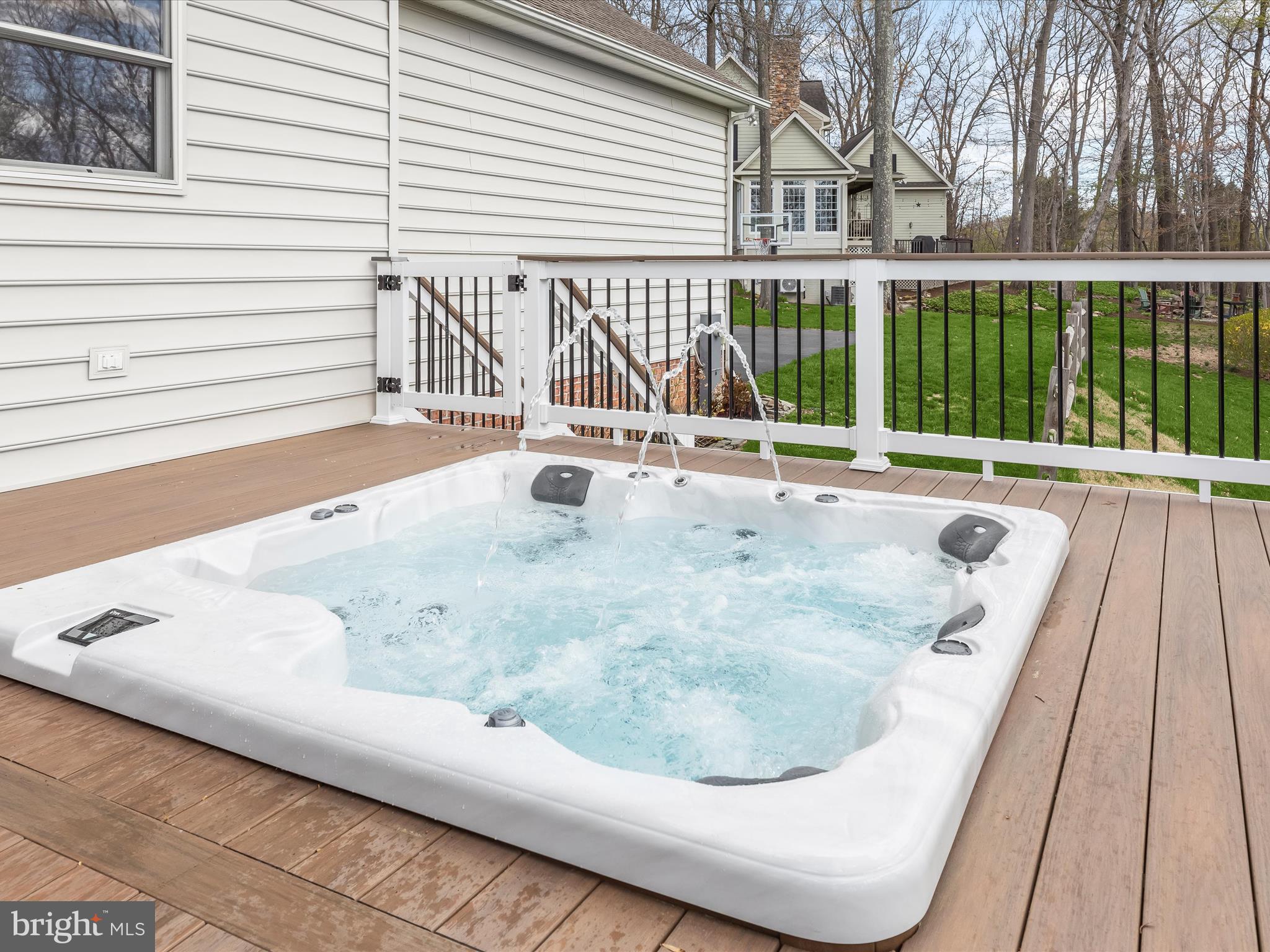 118 Graystone Farm Road White Hall, MD 21161 - Photo 35 of 109 Composite Deck and Hot Tub
