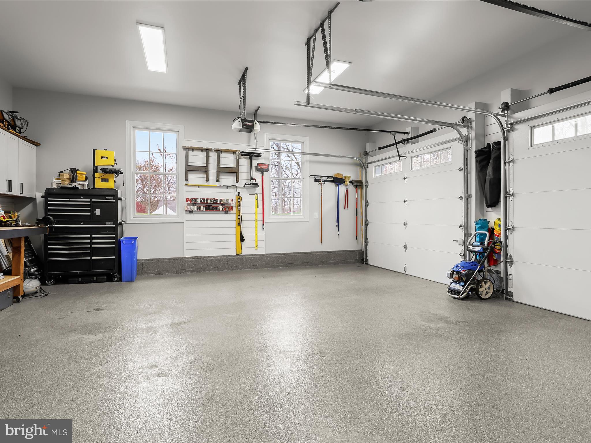 118 Graystone Farm Road White Hall, MD 21161 - Photo 40 of 109 a view of a garage with furniture and a garage