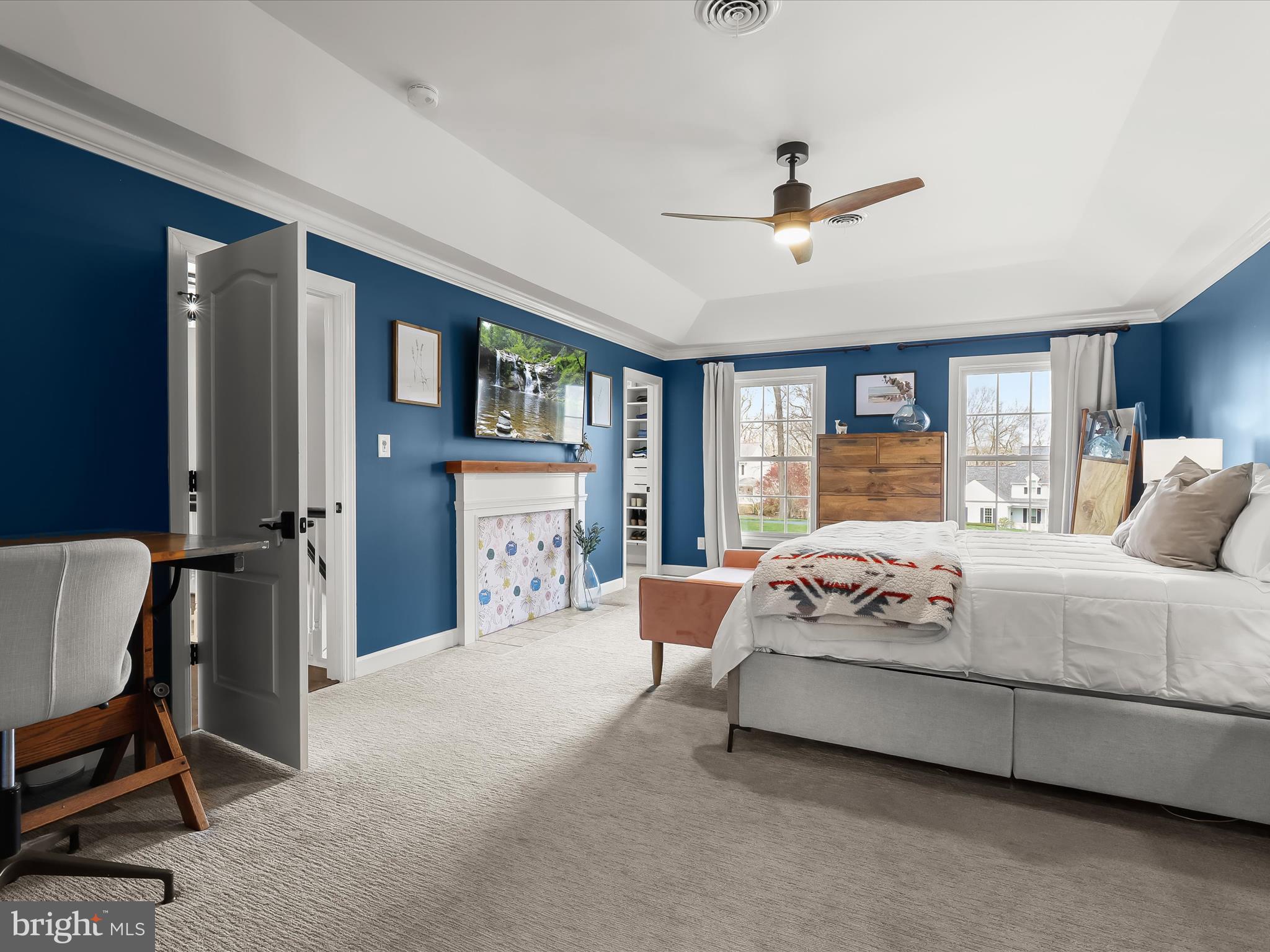 118 Graystone Farm Road White Hall, MD 21161 - Photo 44 of 109 a bedroom with a bed couch and a window
