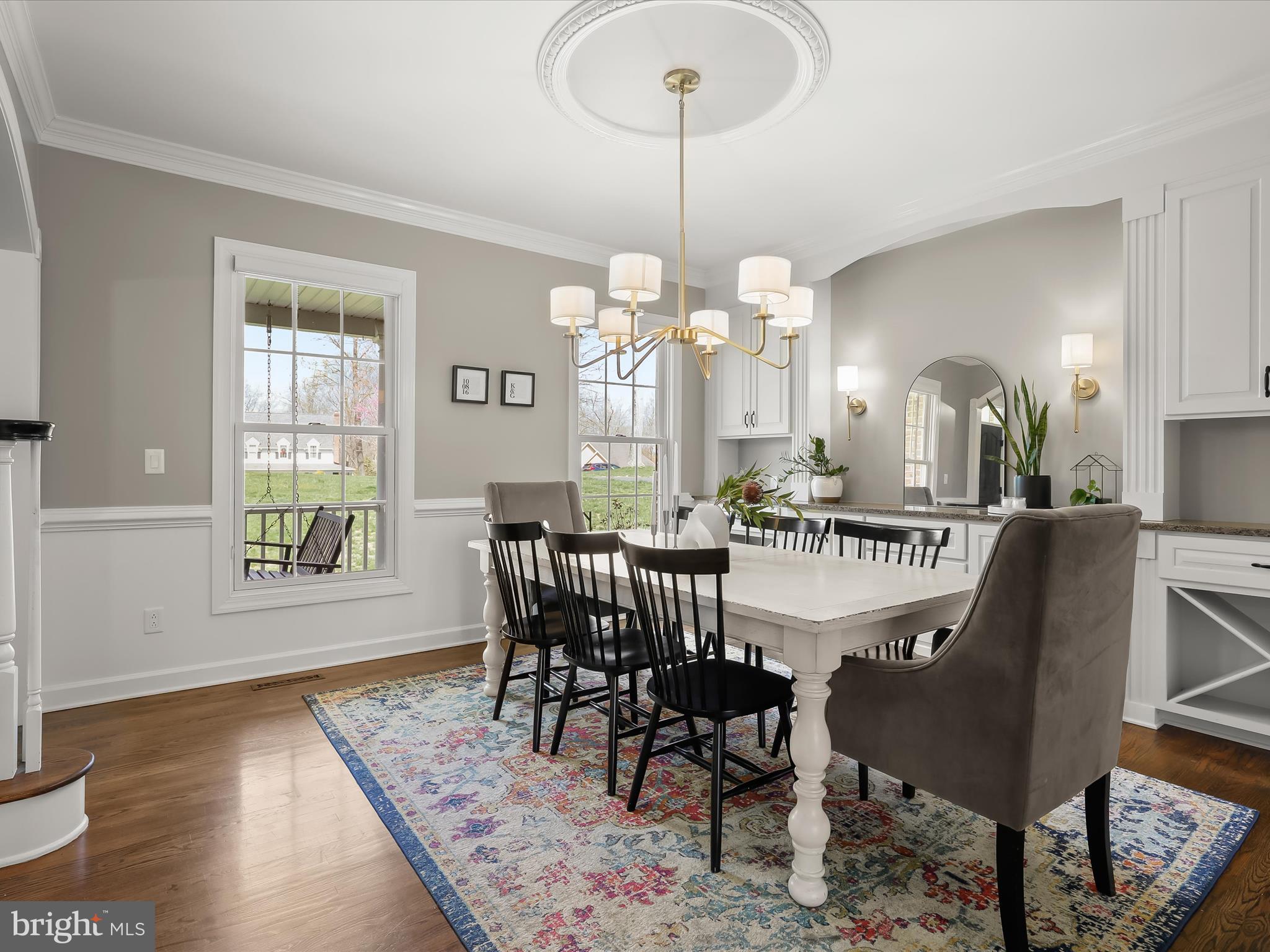 118 Graystone Farm Road White Hall, MD 21161 - Photo 9 of 109 a view of a dining room with furniture window and wooden floor