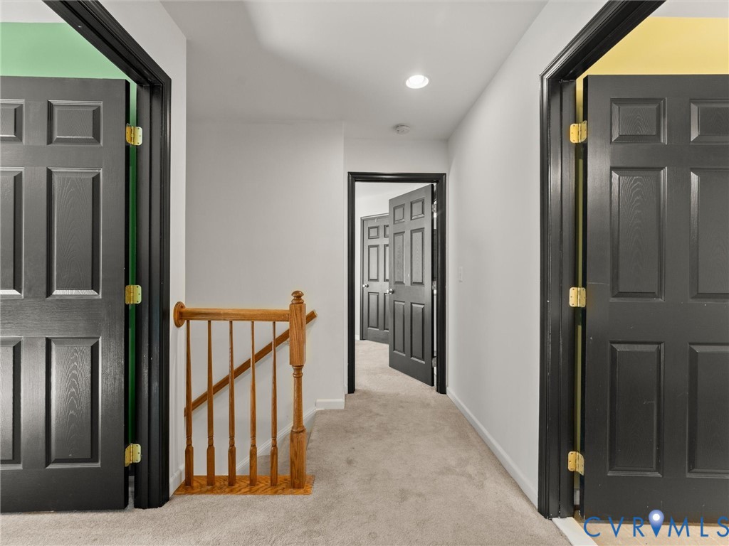 126 Reedy Creek Road Louisa, VA 23093 - Photo 44 of 68 Hallway featuring light-colored carpet flooring, w