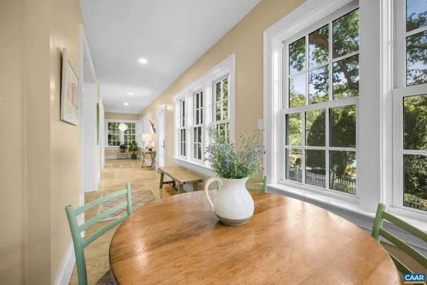 a living room with furniture or couch and a window