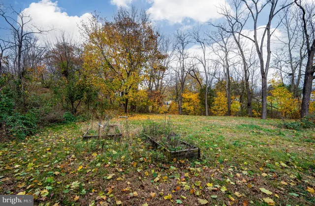 a backyard of a house