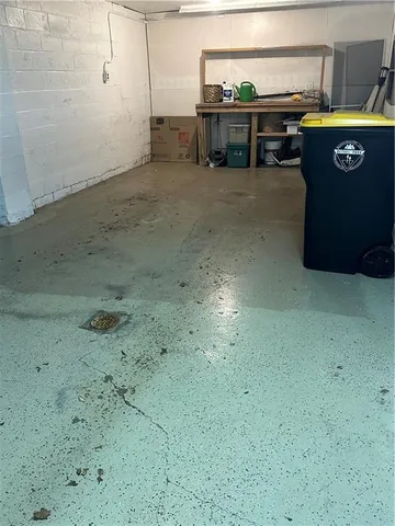 a view of storage and utility room