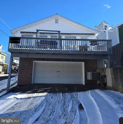 a view of a house with a balcony