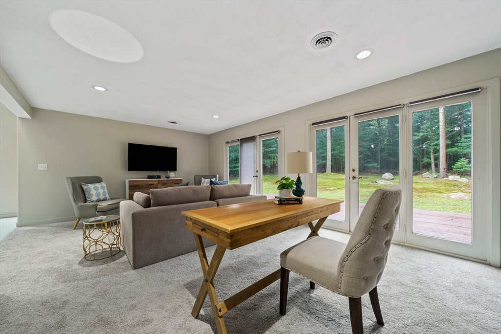 31 Dedham Street Sharon, MA 02067 - Photo 19 of 42 a view of a dining room with furniture window and outside view
