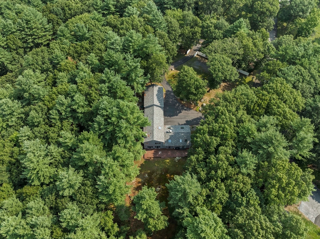 31 Dedham Street Sharon, MA 02067 - Photo 35 of 42 an aerial view of a house with a yard