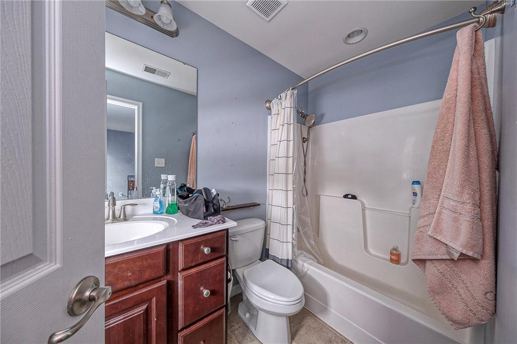 137 Lewisham Road Cranberry Township, PA 16066 - Photo 14 of 16 a bathroom with a sink toilet and shower